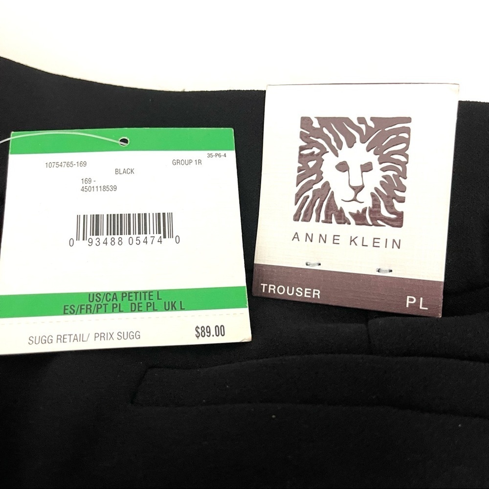 Anne Klein Women’s Black Dress Pants PL - Picture 6 of 6